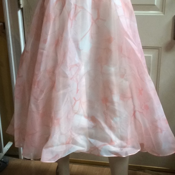 Mod Cloth pastel floral cocktail dress Sz XS - Picture 3 of 8